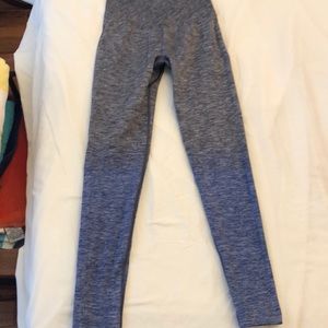 Lululemon grey to blue ombré leggings